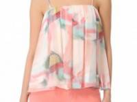 alice + olivia Flowy Printed Tank