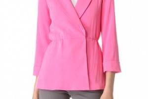 alice + olivia Landra Wrap Jacket