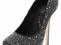 alice + olivia Larimore Crystal Platform Pumps