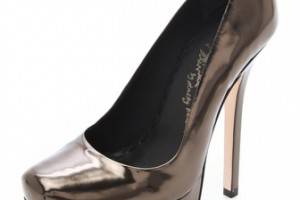 alice + olivia Larimore Mirrored Pumps