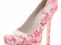 alice + olivia Larimore Platform Pumps