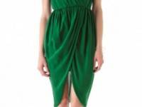 alice + olivia Marielle Draped Dress