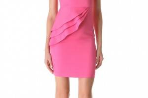 alice + olivia Spelling Side Peplum Dress