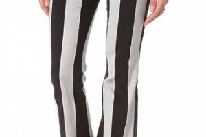 alice + olivia Stacey Stripe Bell Pants