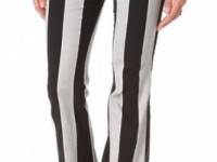 alice + olivia Stacey Stripe Bell Pants