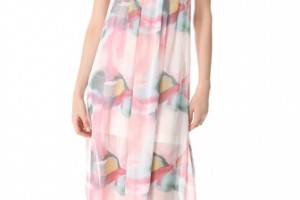 alice + olivia Strapless Maxi Dress