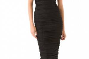 alice + olivia Vanna Ruched Dress