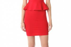 alice + olivia Victoria Peplum Dress