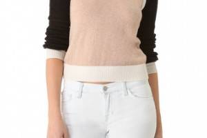 Ami Dans La Rue Soft Colorblock Pullover