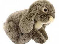 Animal Alley - Plush 10" Floppy-Eared Bunny - Gray