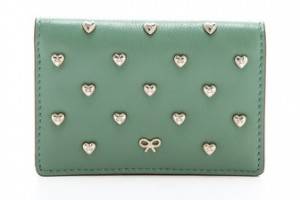 Anya Hindmarch Studded Heart Card Case