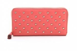 Anya Hindmarch Studded Heart Joss Wallet