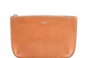 A.P.C. Large Leather Pouch