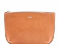 A.P.C. Large Leather Pouch