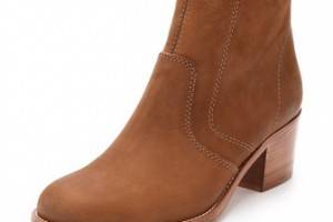 A.P.C. Stacked Heel Ankle Boots