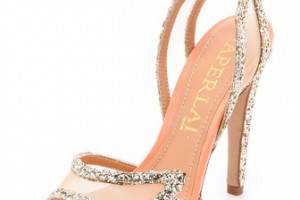 Aperlai Glitter Wing Sandals