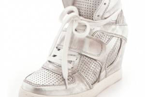 Ash Cool Metallic Wedge Sneakers