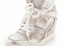 Ash Cool Metallic Wedge Sneakers