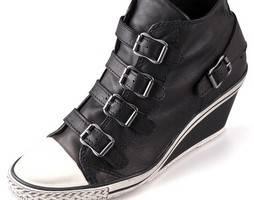 Ash Genial 4 Buckle Wedge Sneakers