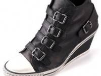 Ash Genial 4 Buckle Wedge Sneakers