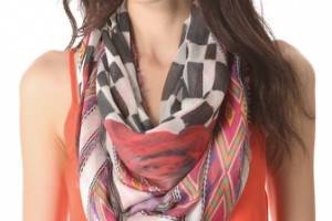 Athena Procopiou The Roses Tribal Games Scarf