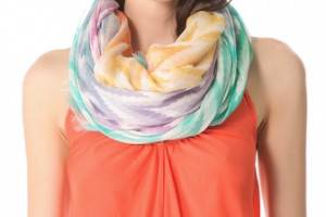 Athena Procopiou Tribal Rainbow Wave Scarf