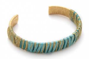 Aurelie Bidermann Ocean Beach Bangle with Threads