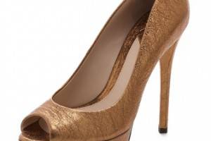 B Brian Atwood Bambola Open Toe Pumps