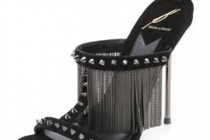 B Brian Atwood Moultrie Fringe Sandals