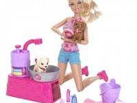 Barbie - Suds and Hugs Pup Doll and Playset