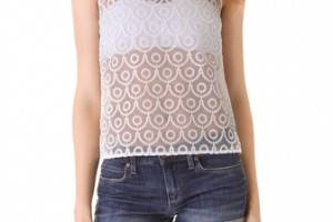 BB Dakota Anemone Embroidered Top