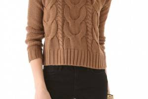 BB Dakota David Cable Knit Sweater