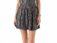 BB Dakota Delilah Metallic Lace Dress