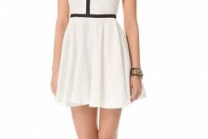 BB Dakota Jamila Contrast Trim Dress