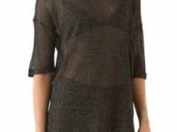 BB Dakota Tayte Metallic Knit Top