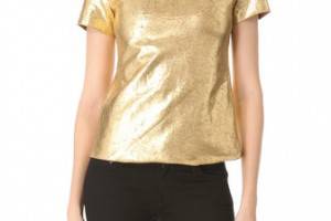 BCBGMAXAZRIA Ara Short Sleeve Top