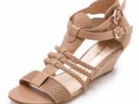 Belle by Sigerson Morrison Alma Low Wedge Sandals