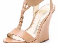 Belle by Sigerson Morrison Bela Braided T-Strap Sandals