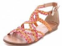 Belle by Sigerson Morrison Bobo Braided Flat Sandals