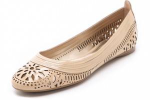 Belle by Sigerson Morrison Laser Cut Ballet Flats