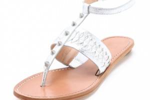 Belle by Sigerson Morrison Rollie Studded Flat Sandals