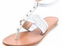 Belle by Sigerson Morrison Rollie Studded Flat Sandals