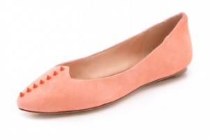 Belle by Sigerson Morrison Varsha Suede Stud Flats