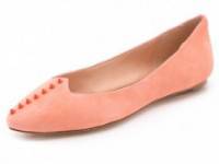 Belle by Sigerson Morrison Varsha Suede Stud Flats