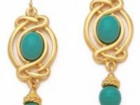 Ben-Amun Turquoise Drop Earrings