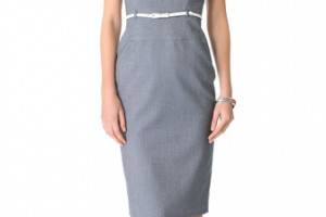 Black Halo Chambray Jackie O Dress