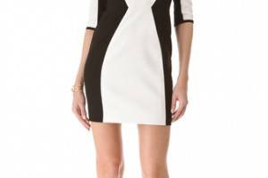 Black Halo Terri Contrast Dress