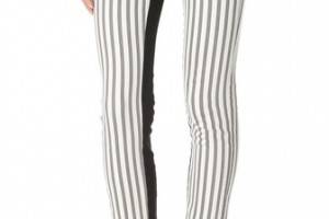 Blank Denim Striped Skinny Jeans