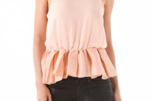 Blaque Label Sleeveless Peplum Top