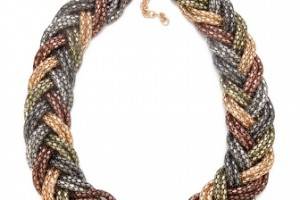 Bop Bijoux Braided Weave Necklace